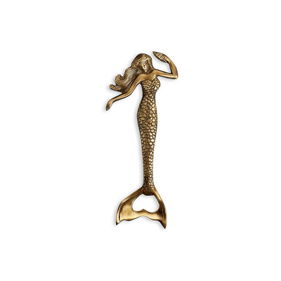 'Mermaid' Hand-Etched Brass Bottle Opener
