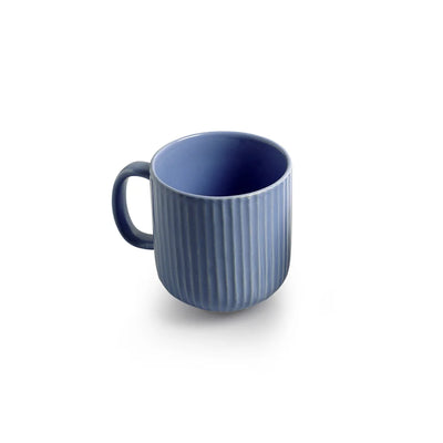 'Coral Reef' Glazed Studio Pottery Ceramic Tea & Coffee Mug (300 ml, Purple)