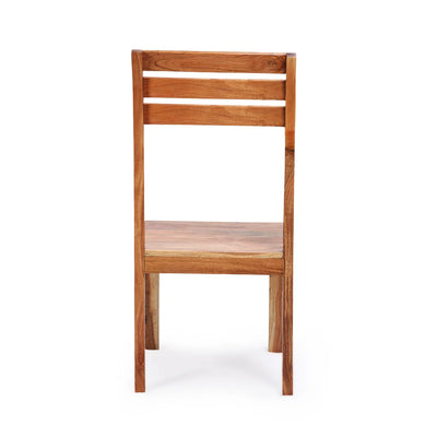 'Centaur' Handcrafted Dining Chair In Acacia Wood (Natural Finish)