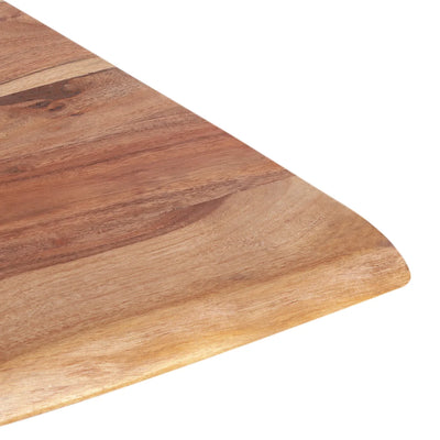 Raw Edges' Handcrafted Natural Live Edge Dining Table In Acacia Wood (4 Seater | Natural Finish)