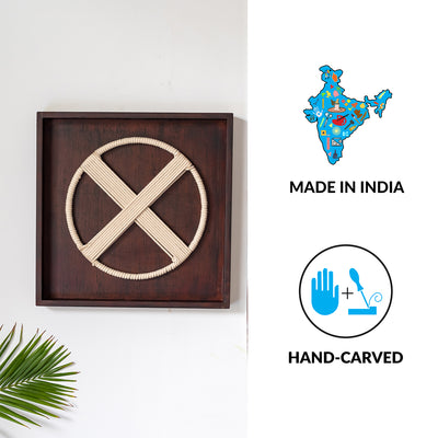 'Celtic Cotton Designs' Handcrafted Wall Decor In Recycled Wood (14 Inch)