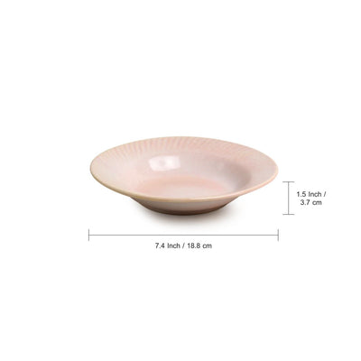 Coral Reef' Side/Quarter Plates In Ceramic (Hand Glazed Studio Pottery | Microwave Safe)
