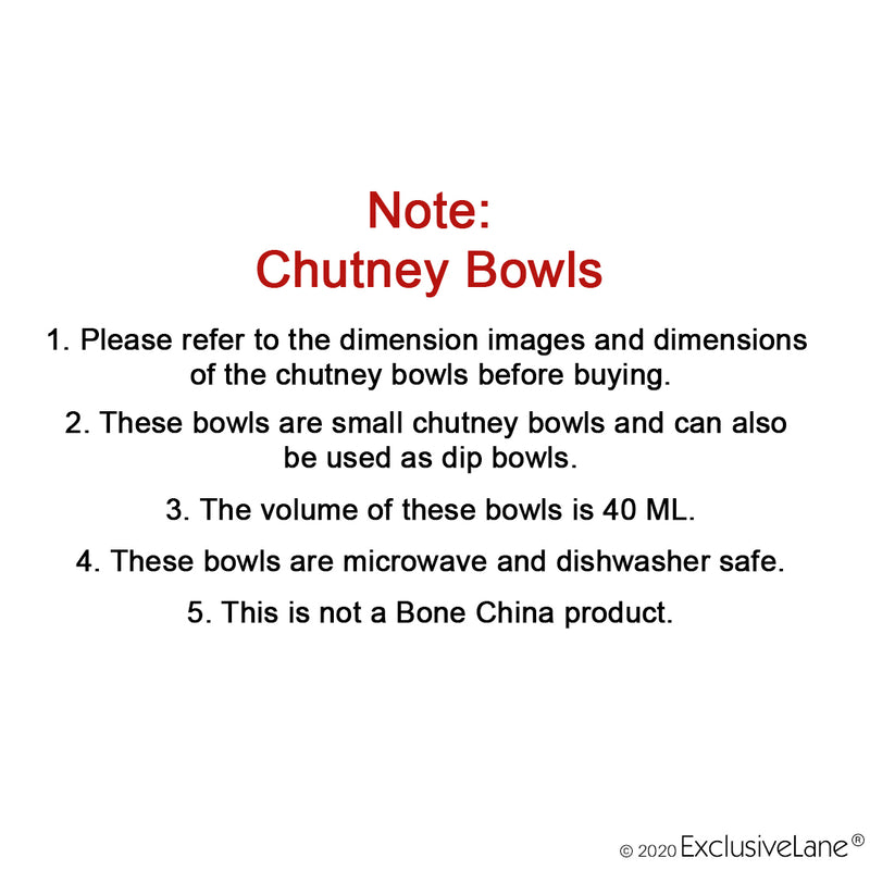 Chutney Dip Bowls Dual Glazed Studio Pottery In Ceramic (Set Of 4)