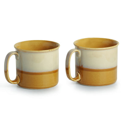 Noodle Mugs Dual Glazed Studio Pottery In Ceramic (Set Of 2)