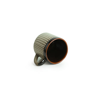 Line Sips' Hand-Painted & Handglazed Studio Pottery Coffee & Tea Cups In Ceramic (Set of 6)