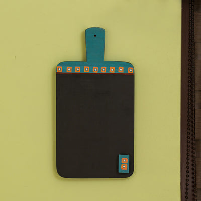 'Turquoise Blue Hand-painted' Kitchen Chalkboard