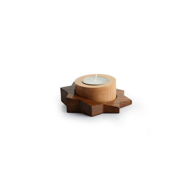 Jugnu Tara' Wooden Tea Light holder