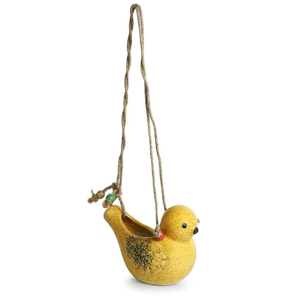 Decorative Garden & Balcony Hanging Planter In Ceramic