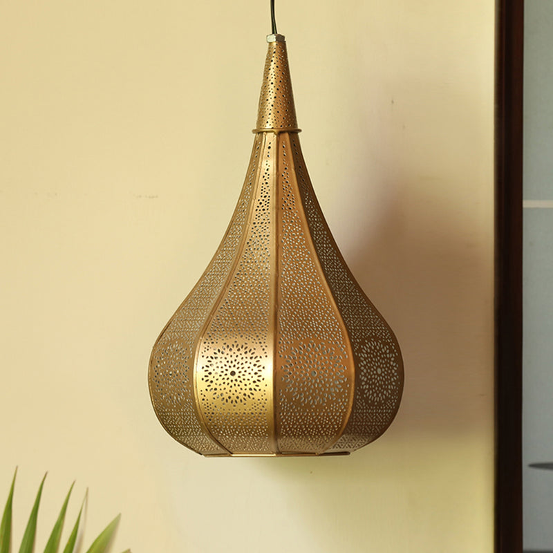 Contemporary Iron Hanging Pendant Ceiling Lamp (Set Of 2, 33 cm)