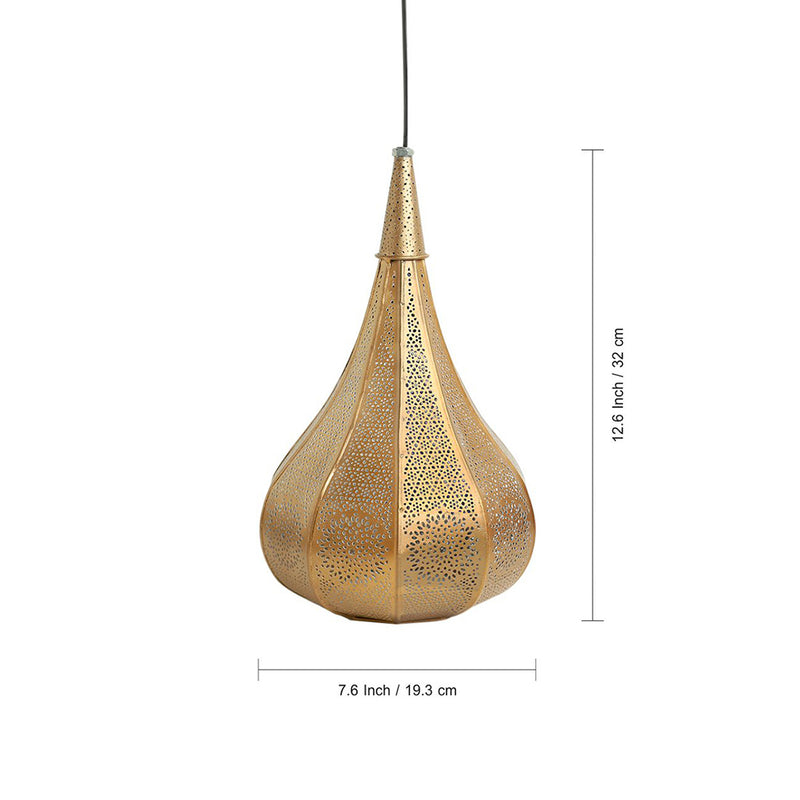 Contemporary Iron Hanging Pendant Ceiling Lamp (Set Of 2, 33 cm)