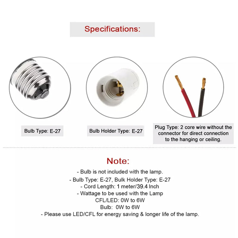 Cotton Paradise Handwoven Conical Hanging Pendant Lamp In Cotton Rope & Iron (Set of 2, 35.6 cm)