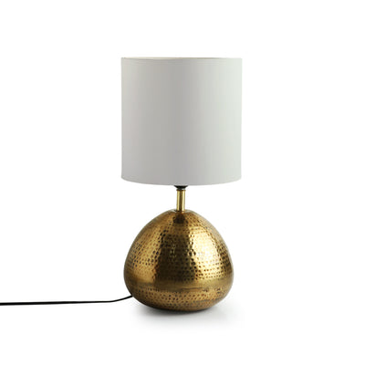 'Golden Droplet' Decorative Table Lamp (17.0 Inches, Iron)