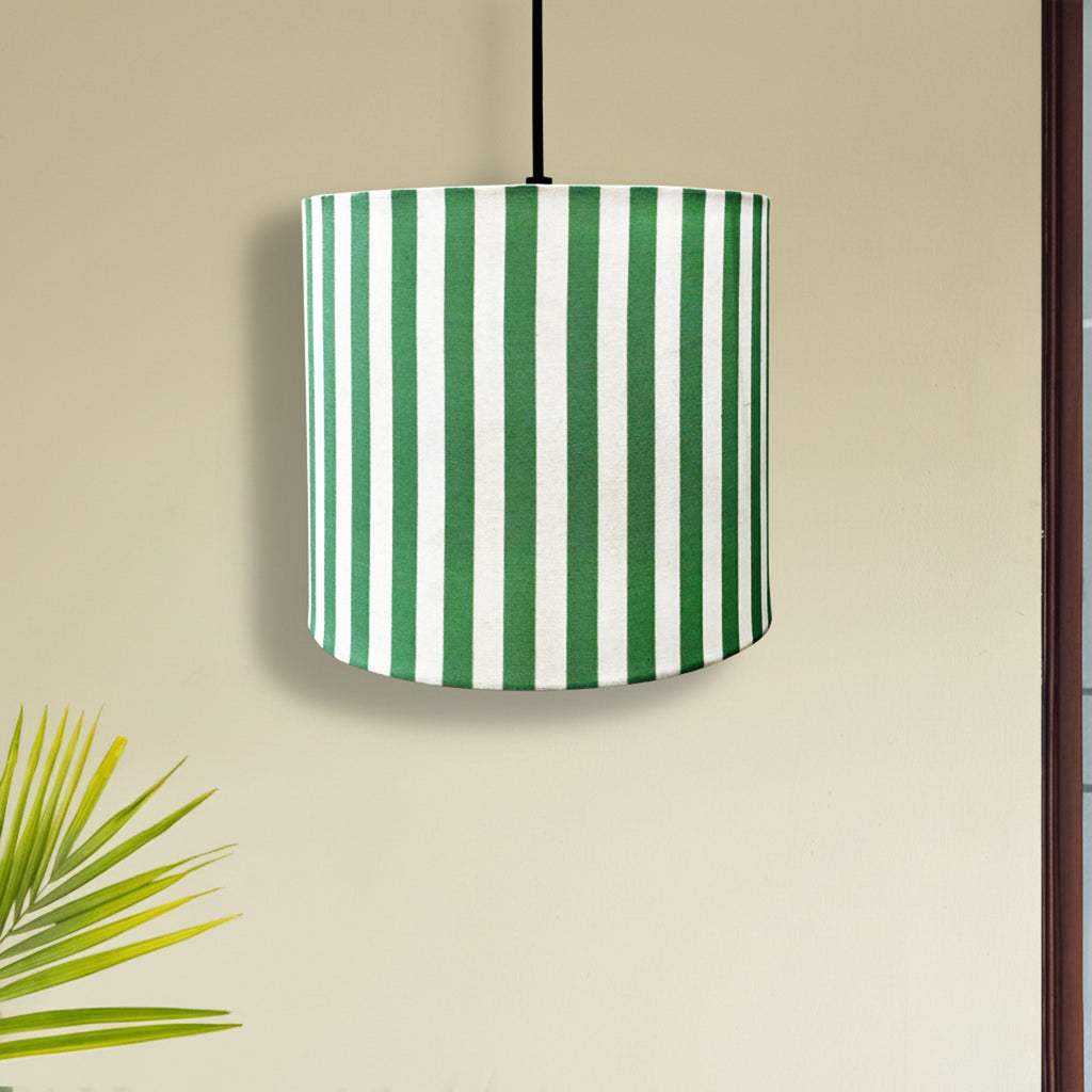  ‘Nature Essence’ Cotton Cloth Hanging Pendant Lamp (22.8 Cm, Without Bulb, Handcrafted)