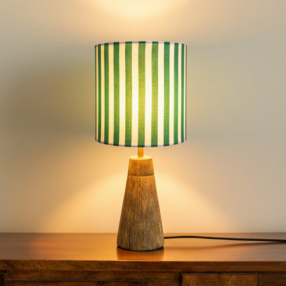  'Nature Essence' Decorative Table Lamp In Mango Wood (42.4 Cm, Without Bulb, Handcrafted)