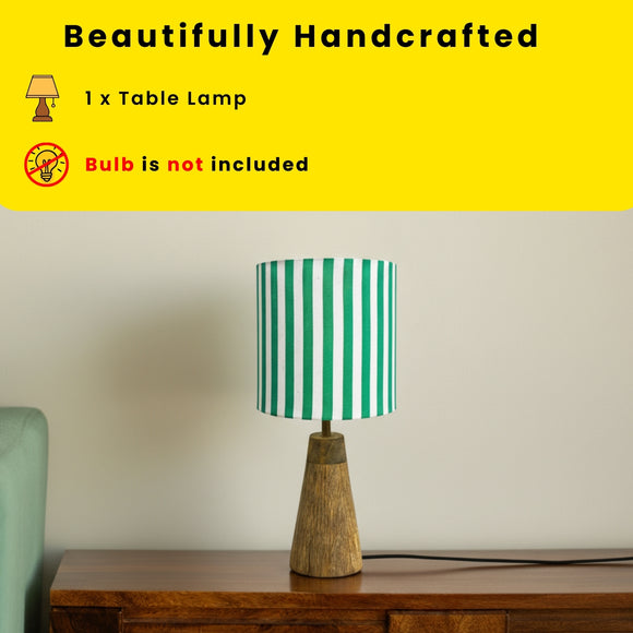  'Nature Essence' Decorative Table Lamp In Mango Wood (42.4 Cm, Without Bulb, Handcrafted)