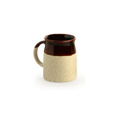 Cocoa Rims' Studio Pottery Tea & Coffee Mug In Ceramic (320 ML | Microwave Safe)