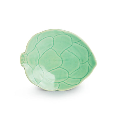 'Caribbean Green' Hand Glazed Serving Platter In Ceramic (Microwave Safe, Hand-Etched)