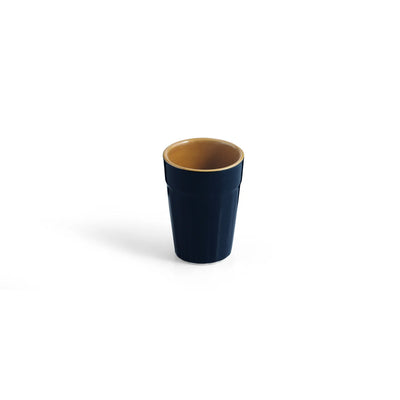 ExclusiveLane 'Mariana Blues' Ceramic Tea/Chai Glasses (Set of 6, 120 ML, Microwave Safe, Hand Glazed)