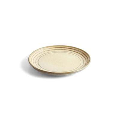ExclusiveLane 'Wheat Serenity' Porcelain Quarter Plates (Set of 2, Microwave Safe, Hand Glazed)