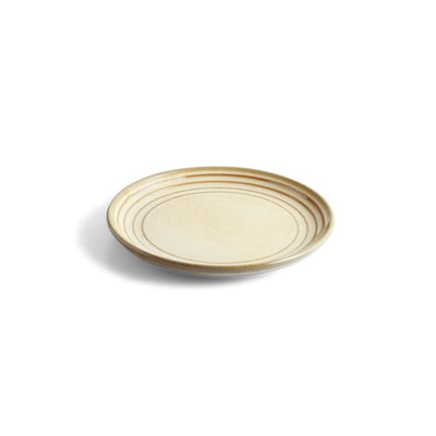 ExclusiveLane 'Wheat Serenity' Porcelain Quarter Plates (Set of 4, Microwave Safe, Hand Glazed