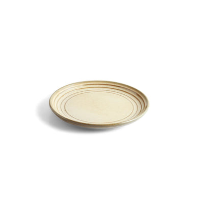 ExclusiveLane 'Wheat Serenity' Porcelain Quarter Plates (Set of 6, Microwave Safe, Hand Glazed)