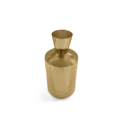 ExclusiveLane 'Sukoon' Iron Decorative Vase (Handcrafted, 28.1 Cm)