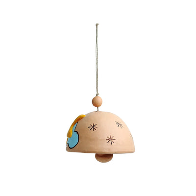 'Shooting Star' Handmade Wind Chime & Decorative Hanging In Terracotta