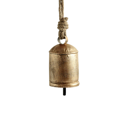 Jingling Bells' Kutch Decorative Hanging Wind Chime (Golden)