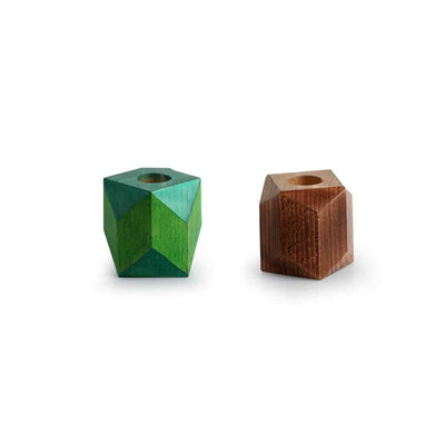 Rhombus Glass Garden' Test Tube Table Planters/Vases (10 Inch | Set of 2)