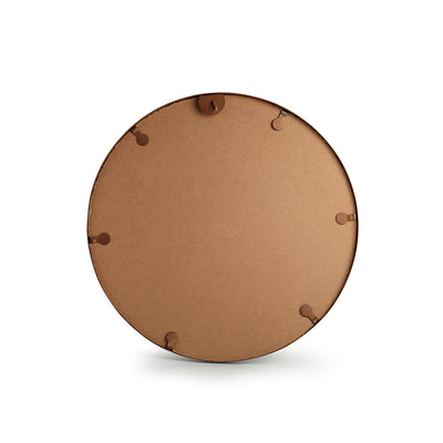 'Eccentric' Decorative Wall Mirror (18.0 Inches, Iron)
