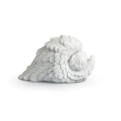 'Sleeping Angel' Modern Decorative Showpiece Statue (Resin, Handcrafted, 10.5 cm)