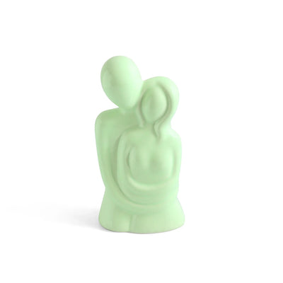 ExclusiveLane 'Timeless Togetherness' Ceramic Decorative Showpiece Figurine (Hand-Glazed, 19.2 Cm)