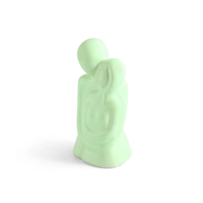 ExclusiveLane 'Timeless Togetherness' Ceramic Decorative Showpiece Figurine (Hand-Glazed, 19.2 Cm)