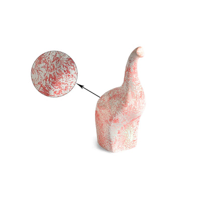 ExclusiveLane 'Elephant Trio' Ceramic Decorative Showpiece Figurine (Set Of 3, Handcrafted, 24.3 Cm)