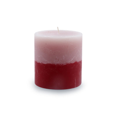 'Rose Reminiscence' Handmade Scented Pillar Candle (3 Inches)