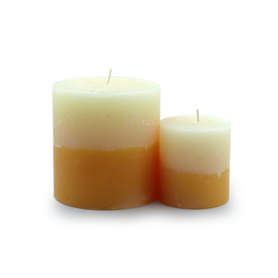 Neroli Nostalgia' Handmade Scented Pillar Candles (Set of 2 | 2 and 3 Inches)