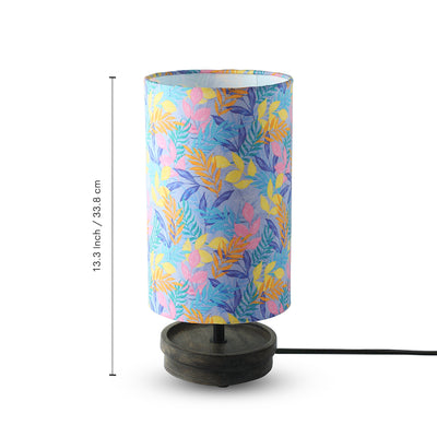 ExclusiveLane 'Frond' Decorative Table Lamp In Mango Wood (33.8 Cm, Without Bulb, Handcrafted)