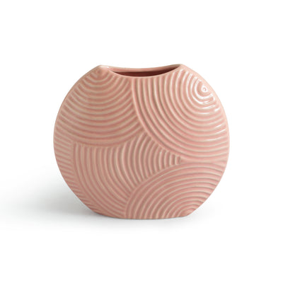 ExclusiveLane 'Pastel Rise' Decorative Ceramic Vase (20.6 Cm, Handglazed Studio Pottery)