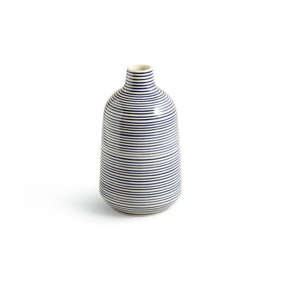 ExclusiveLane 'Moonlit' Decorative Ceramic Vase (18.1 Cm, Hand-Painted)