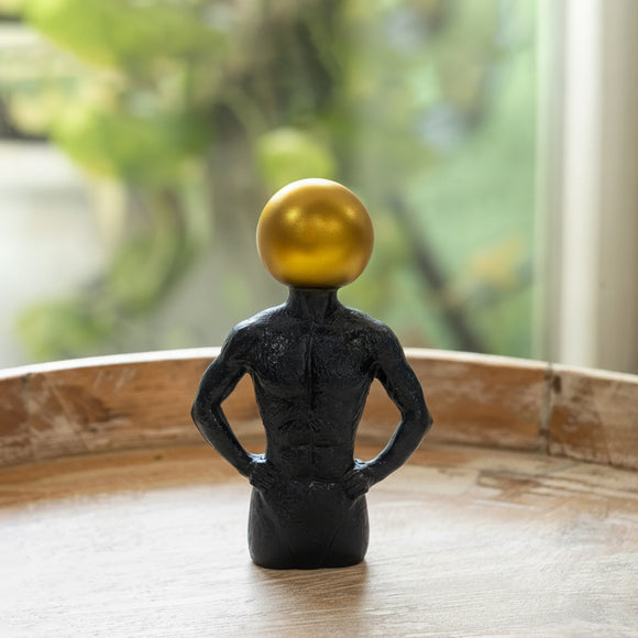 'Contemporary Calm' Decorative Showpiece Figurine (Resin, Hand-Crafted, 21.6 Cm)