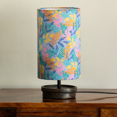 ExclusiveLane 'Frond' Decorative Table Lamp In Mango Wood (33.8 Cm, Without Bulb, Handcrafted)