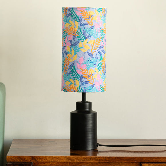 ExclusiveLane 'Frond' Decorative Table Lamp In Metal (45 Cm, Without Bulb, Handcrafted)