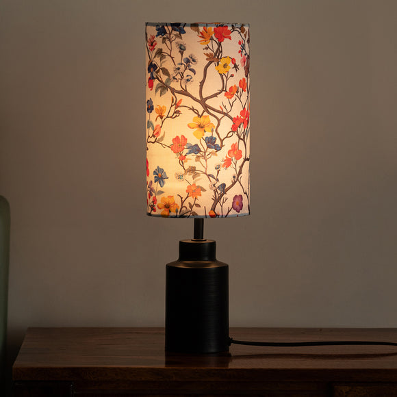ExclusiveLane 'Floral Twilight' Decorative Table Lamp In Metal (45 Cm, Without Bulb, Handcrafted)