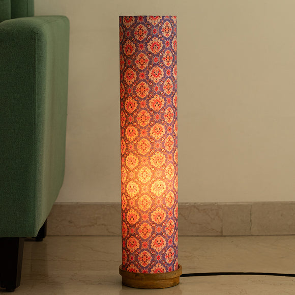 ExclusiveLane 'Moroccan Glow' Decorative Floor Lamp In Mango Wood (70 Cm, Without Bulb, Handcrafted)