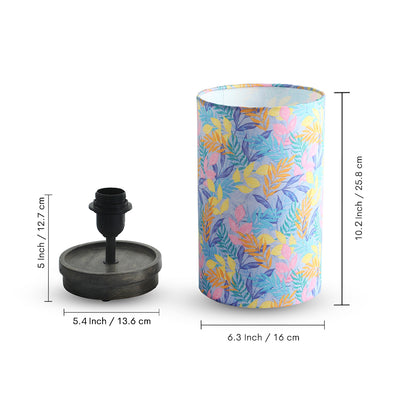 ExclusiveLane 'Frond' Decorative Table Lamp In Mango Wood (33.8 Cm, Without Bulb, Handcrafted)