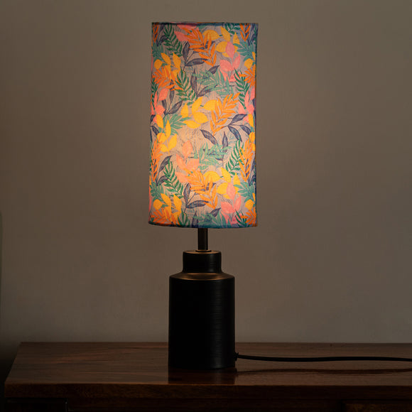 ExclusiveLane 'Frond' Decorative Table Lamp In Metal (45 Cm, Without Bulb, Handcrafted)