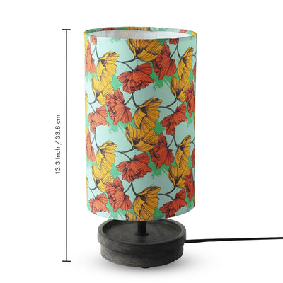 ExclusiveLane 'Autumn Glow' Decorative Table Lamp In Mango Wood (33.8 Cm, Without Bulb, Handcrafted)
