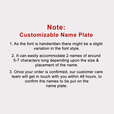 'Desert Labels' Customizable Wooden Name Plate (Handwritten Fonts)
