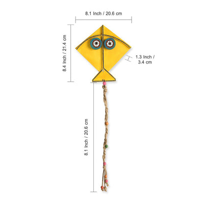 Kite Pals' Hand-Painted Key Holder In Pine Wood (Set of 2)