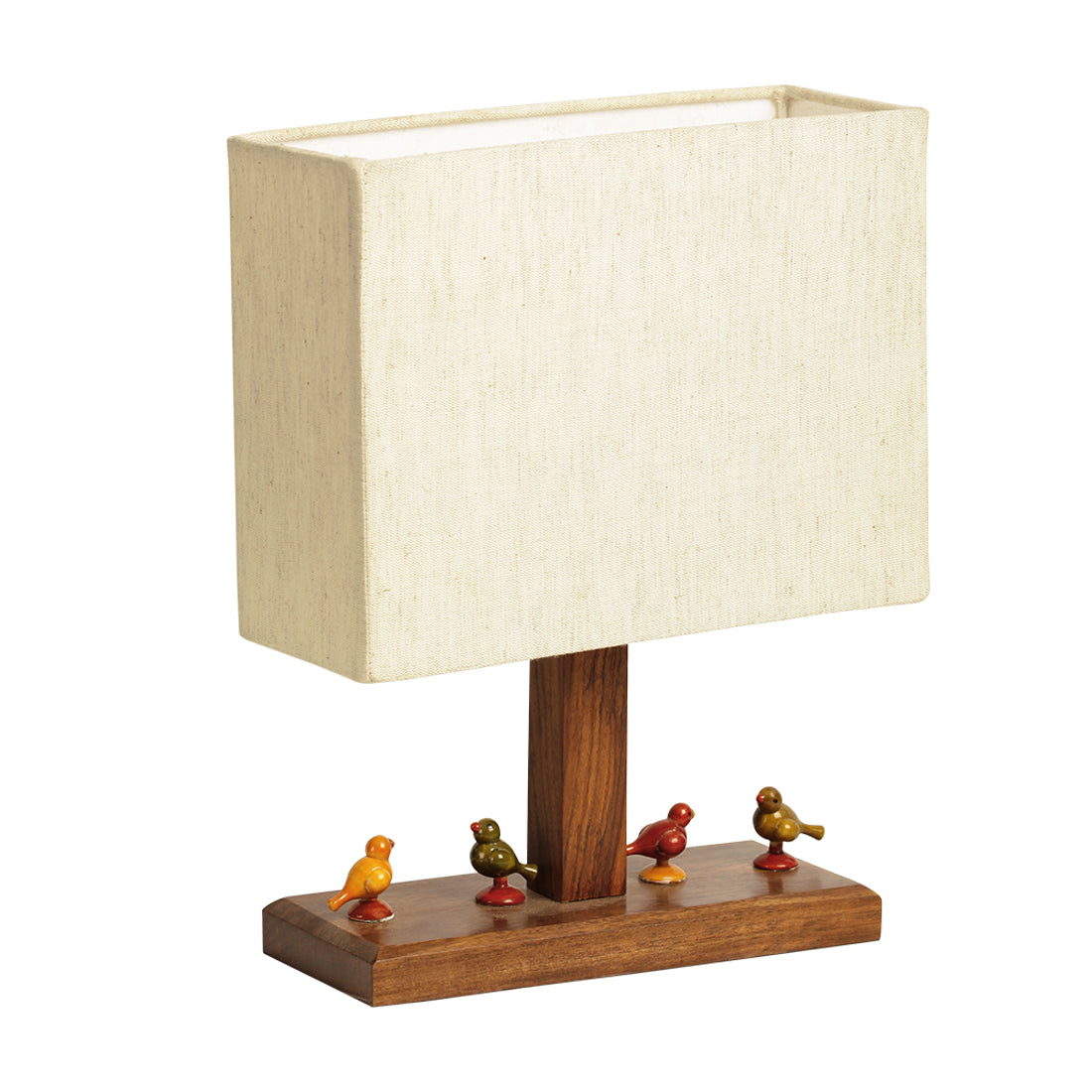 12 Inch Parrot Table Lamp In Sheesham Wood